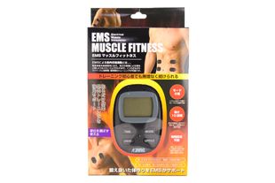 MACROS EMS Muscle Fitness Electrical Muscle Stimulation Device Black MCF-1BK